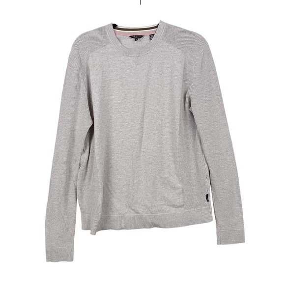 Ted Baker London Mens Crew Neck Long Sleeve Knit Sweater Top - Picture 1 of 5